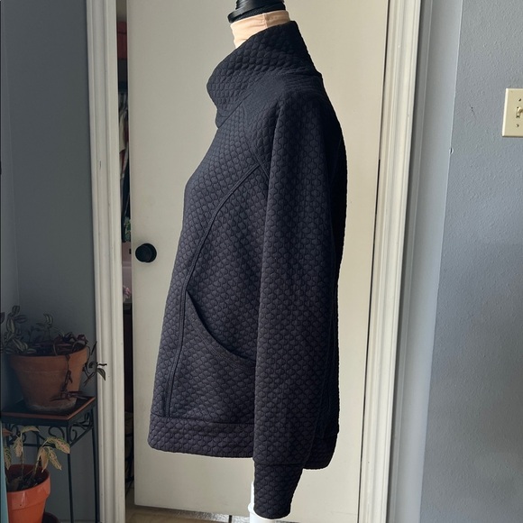 Jones New York Black Textured Cowl Neck Sweater - Picture 3 of 6